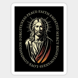 Jesus Christ Love Faith Christian Gift Idea Magnet